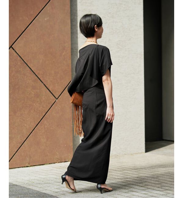 VERMEIL par iena「Drape dress」|ワンピース|