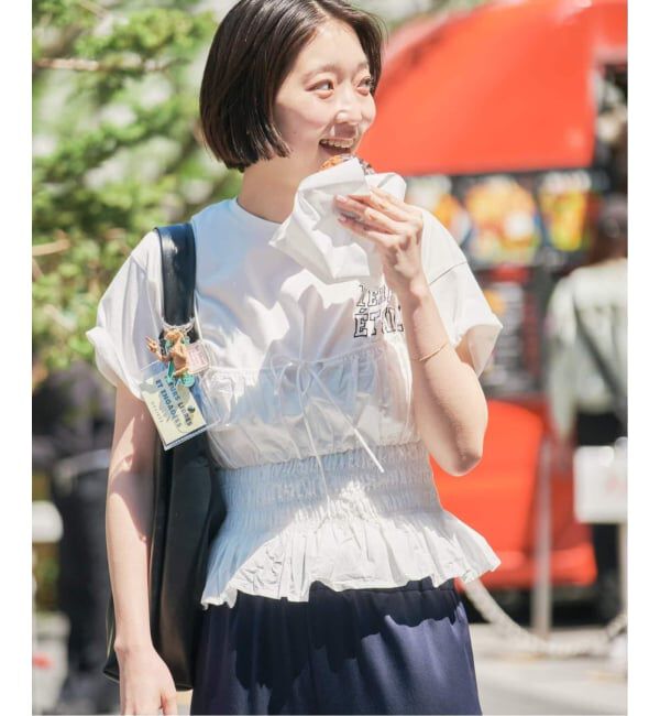 SLOBE IENA「《WEB限定カラーあり/追加3予約》1ST ETOILE Tシャツ」|Tシャツ・カットソー|