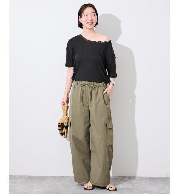 SLOBE IENA「miller/ミラー SLOBE別注 レースシアーTEE」|Tシャツ・カットソー|