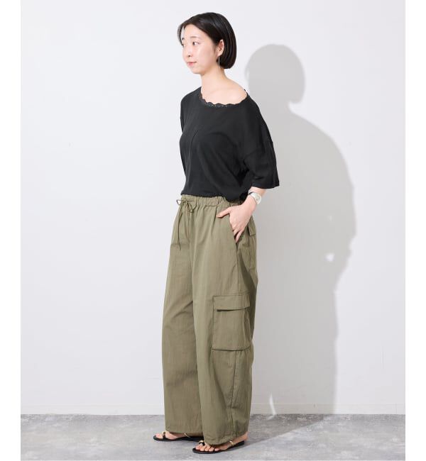 SLOBE IENA「miller/ミラー SLOBE別注 レースシアーTEE」|Tシャツ・カットソー|
