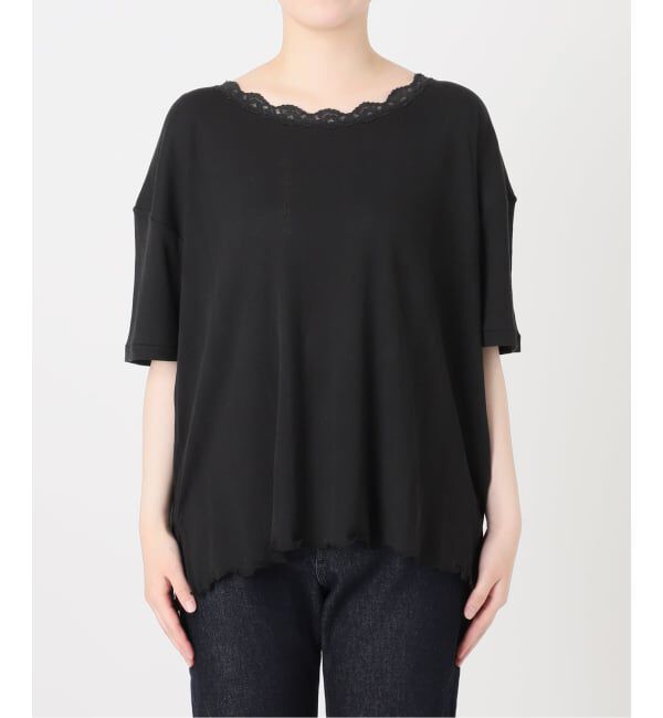 SLOBE IENA「miller/ミラー SLOBE別注 レースシアーTEE」|Tシャツ・カットソー|