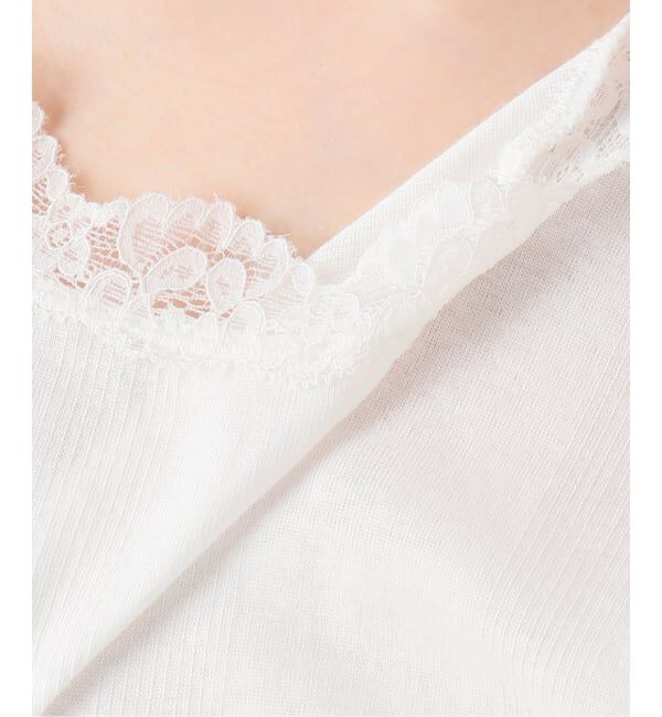 SLOBE IENA「miller/ミラー SLOBE別注 レースシアーTEE」|Tシャツ・カットソー|