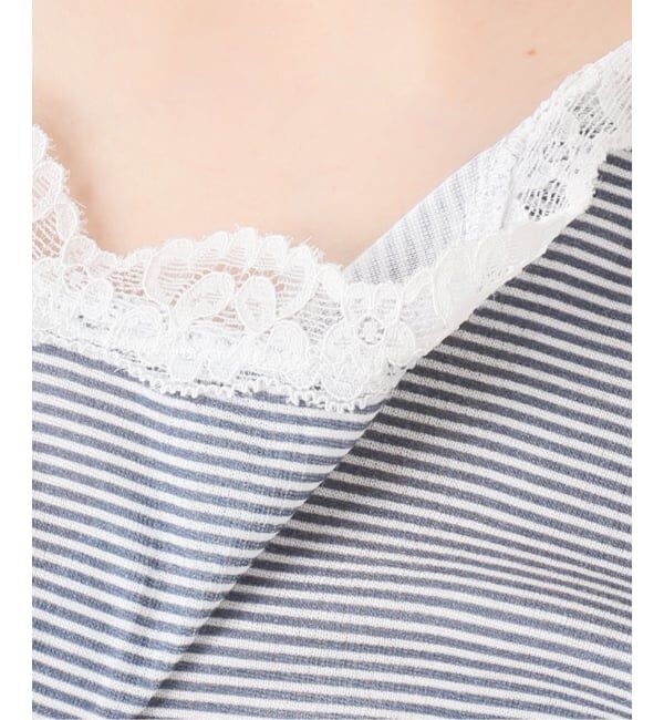 SLOBE IENA「miller/ミラー SLOBE別注 レースシアーTEE」|Tシャツ・カットソー|