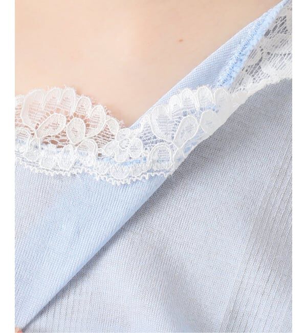 SLOBE IENA「miller/ミラー SLOBE別注 レースシアーTEE」|Tシャツ・カットソー|