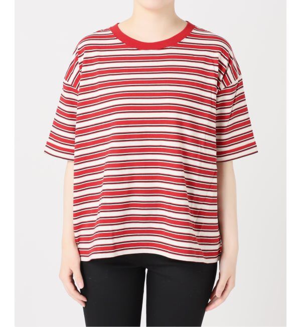JOURNAL STANDARD「《追加2》汗ジミ防止ボーダービッグT」|Tシャツ・カットソー|