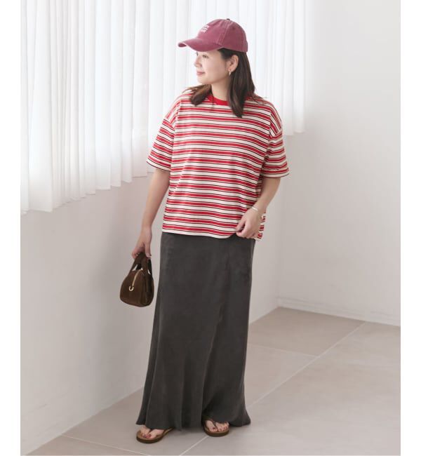 JOURNAL STANDARD「《追加2》汗ジミ防止ボーダービッグT」|Tシャツ・カットソー|