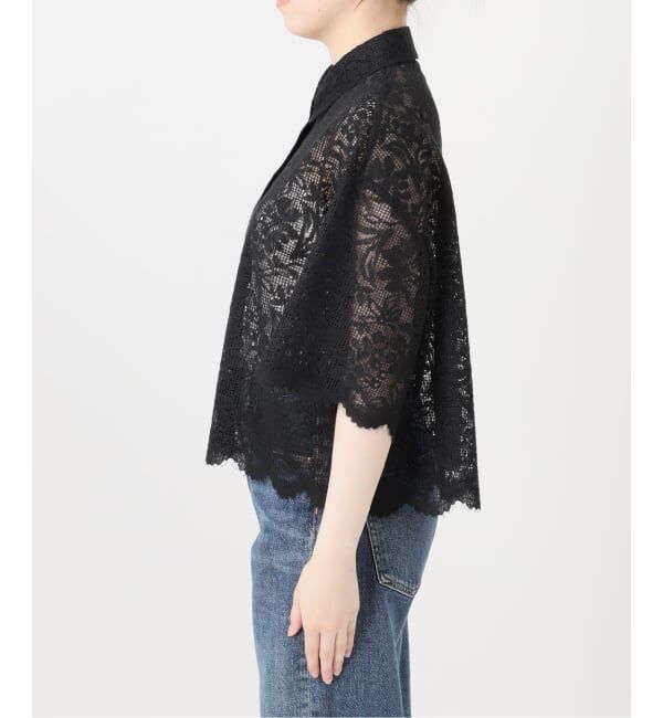 journal standard L'essage「オーガニックコットンMIXレースシャツ」|シャツ・ブラウス|
