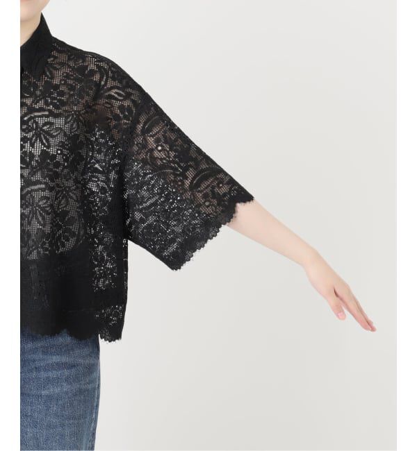 journal standard L'essage「オーガニックコットンMIXレースシャツ」|シャツ・ブラウス|