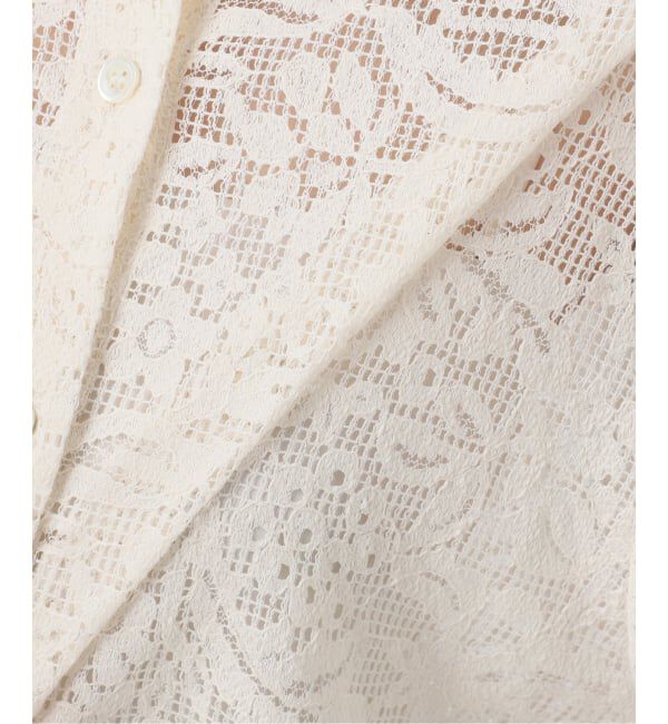 journal standard L'essage「オーガニックコットンMIXレースシャツ」|シャツ・ブラウス|