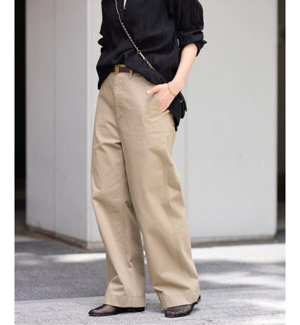 FRAMeWORK「≪WEB限定 / 追加≫OVER SIZED CHINO パンツ 3」|チノ|