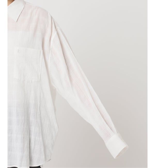 U by SPICK&SPAN「LOW CLASSIC Lc / ロウ クラシック エルシー OVERSIZED LC CHECKED SHIR」|シャツ・ブラウス|