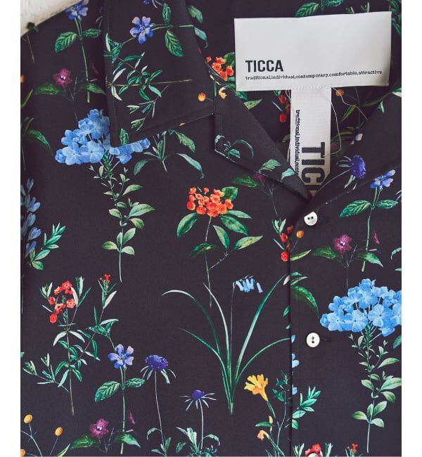 Spick and Span「TICCA / ティッカ 別注フラワープリントシャツ」|シャツ・ブラウス|