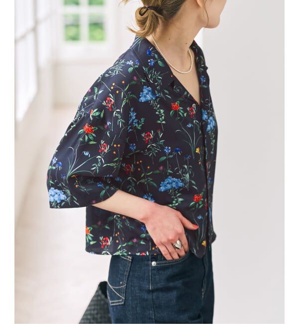Spick and Span「TICCA / ティッカ 別注フラワープリントシャツ」|シャツ・ブラウス|