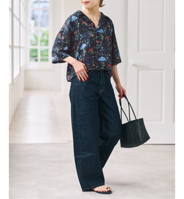 Spick and Span「TICCA / ティッカ 別注フラワープリントシャツ」|シャツ・ブラウス|