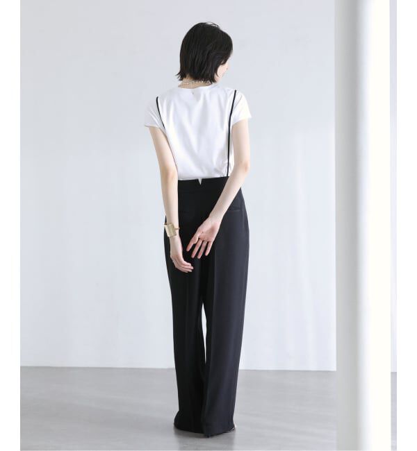  「【洗える】接触冷感スムースハイネックプルオーバー」|Tシャツ・カットソー|