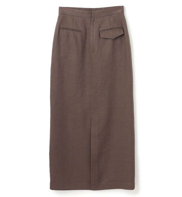 BEIGE,「【Oggi 5月号掲載】CRINUM / Iラインリネンマキシスカート」|スカート|