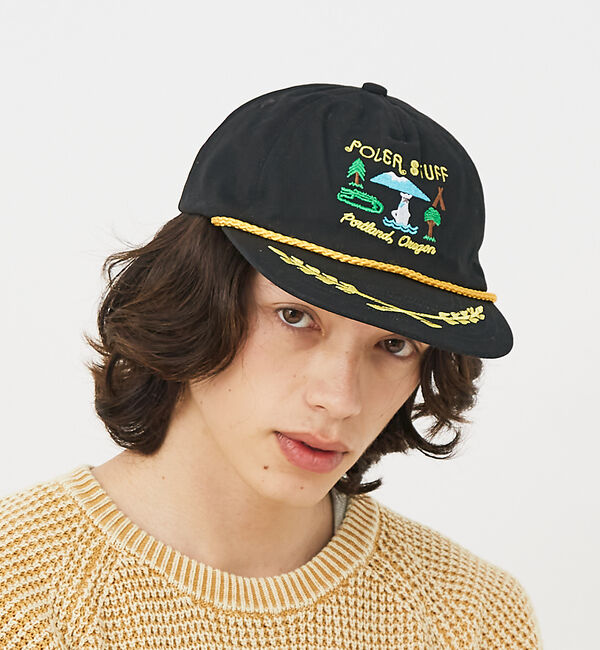 ABAHOUSE「【POLeR/ポーラー】TOURIST CAP/ツーリストキャップ/スーベニア/」|その他|ブラック