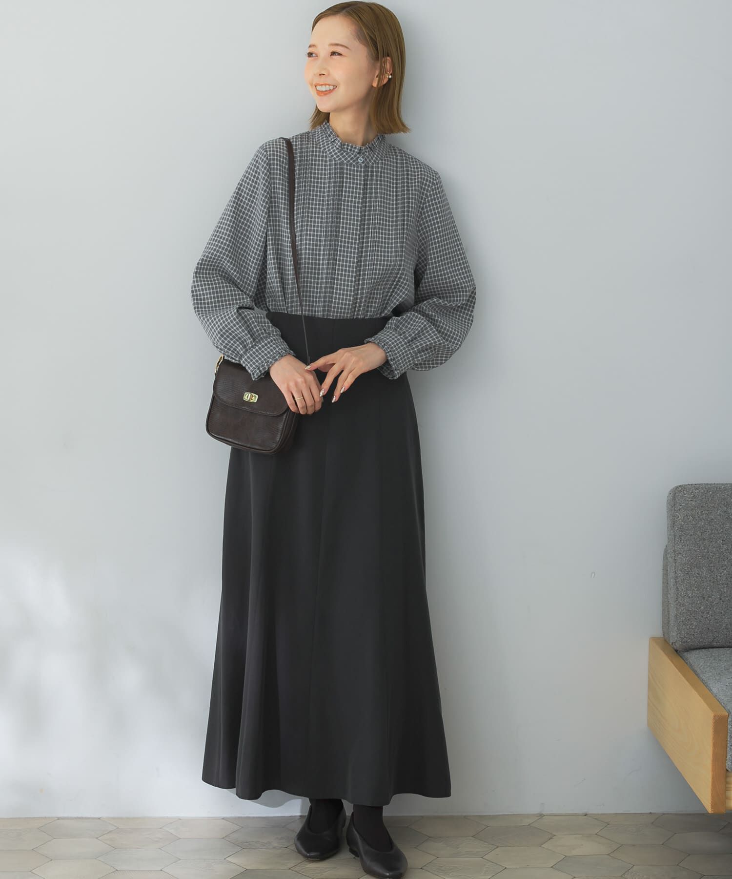 URBAN RESEARCH ROSSO「ハイウエストナローフレアスカート」|スカート|