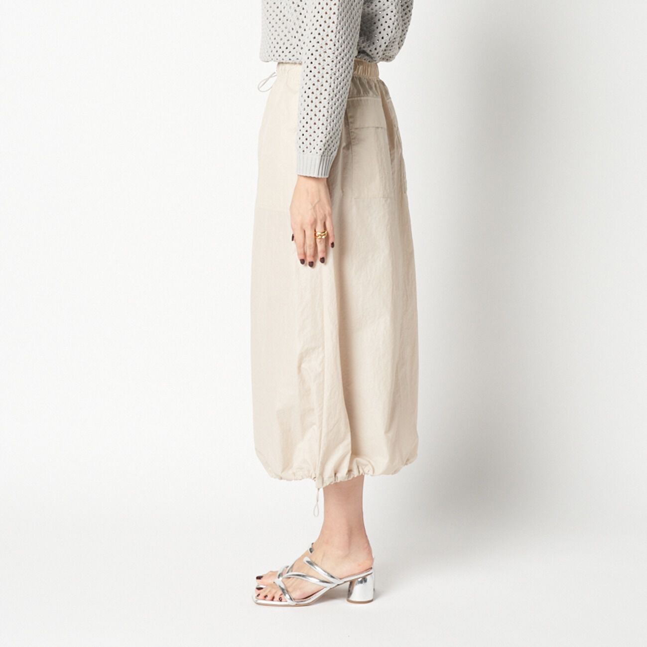 HELIOPOLE「HELIOPOLE MILITARY BALLOON SKIRT」|スカート|