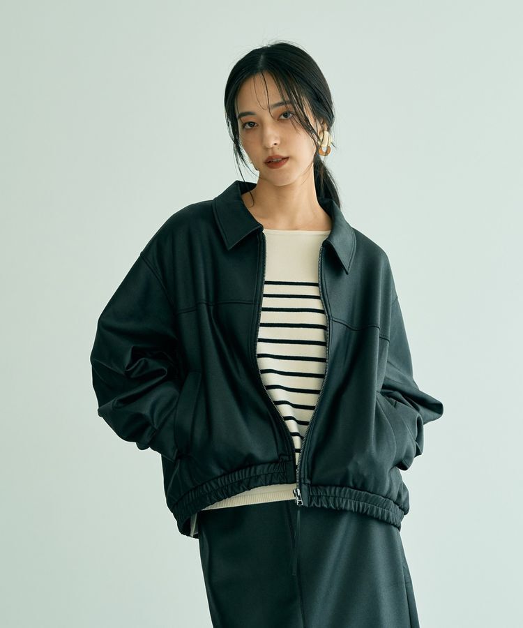 YECCA VECCA「ボーダーボートネックニット」|ニット・セーター|