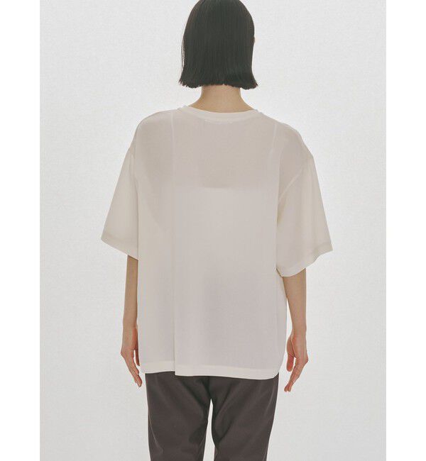 MIDIUMISOLID「MIDIUMISOLID Men&rsquo;s ハーフスリーブシアーベーシックプルオーバー」|Tシャツ・カットソー|