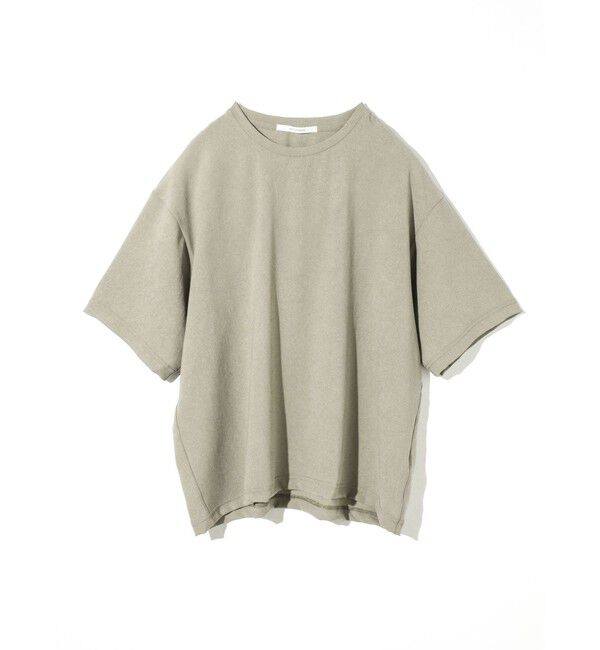 MIDIUMISOLID「MIDIUMISOLID Men&rsquo;s ハーフスリーブシアーベーシックプルオーバー」|Tシャツ・カットソー|
