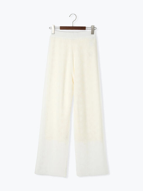 Te chichi「【Atelier Sucre】ストレートオフレースパンツ《2025spring catalog item》」|その他|