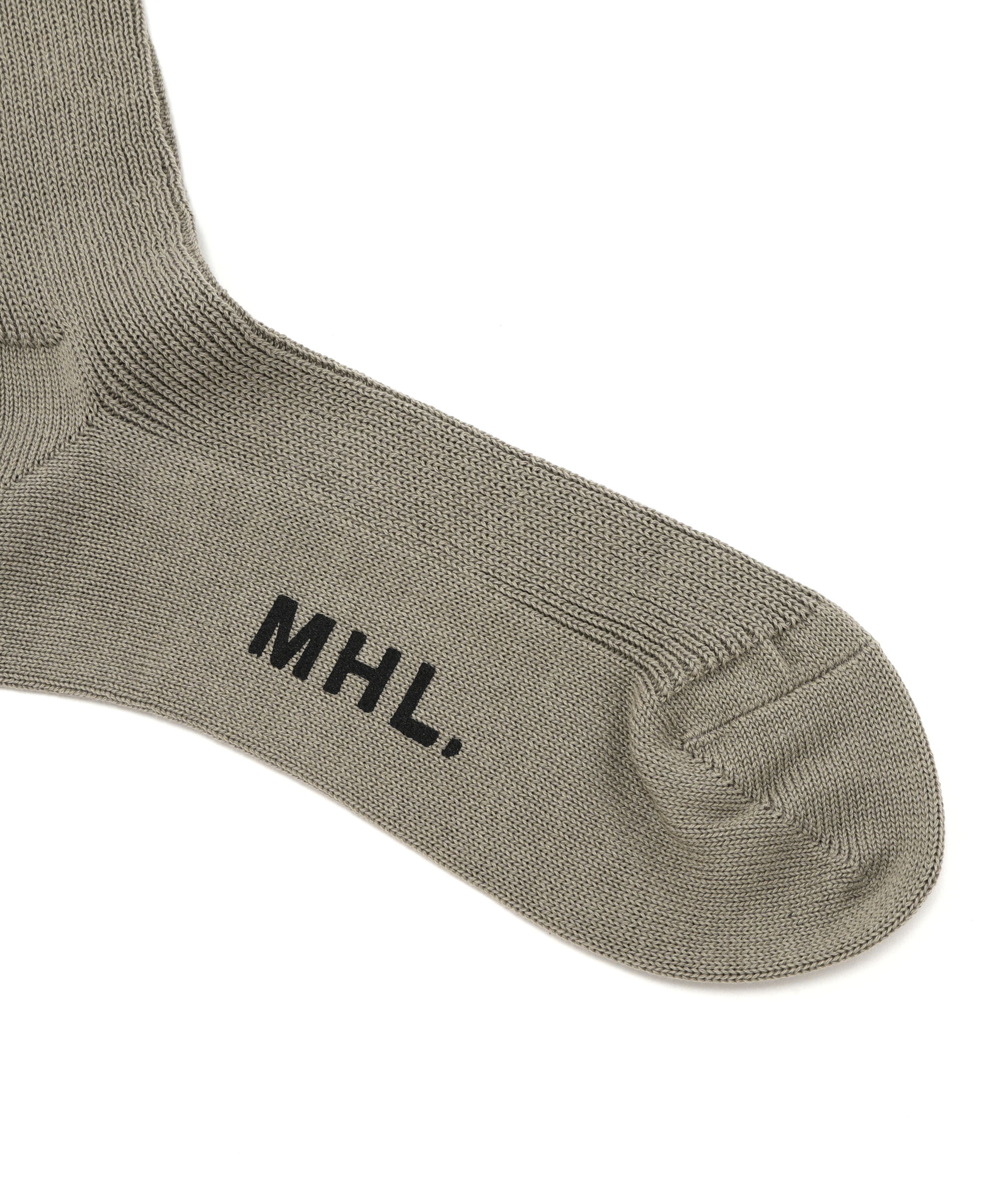 MHL.「FINE COTTON RIB SOCKS」|ソックス|