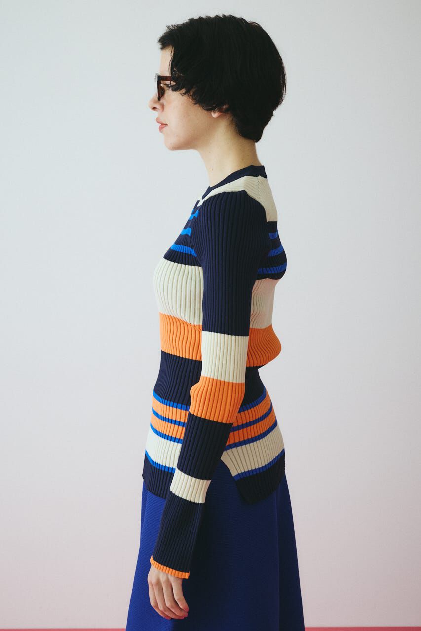 HeRIN.CYE「Randam Border knit tops」|ニット・セーター|