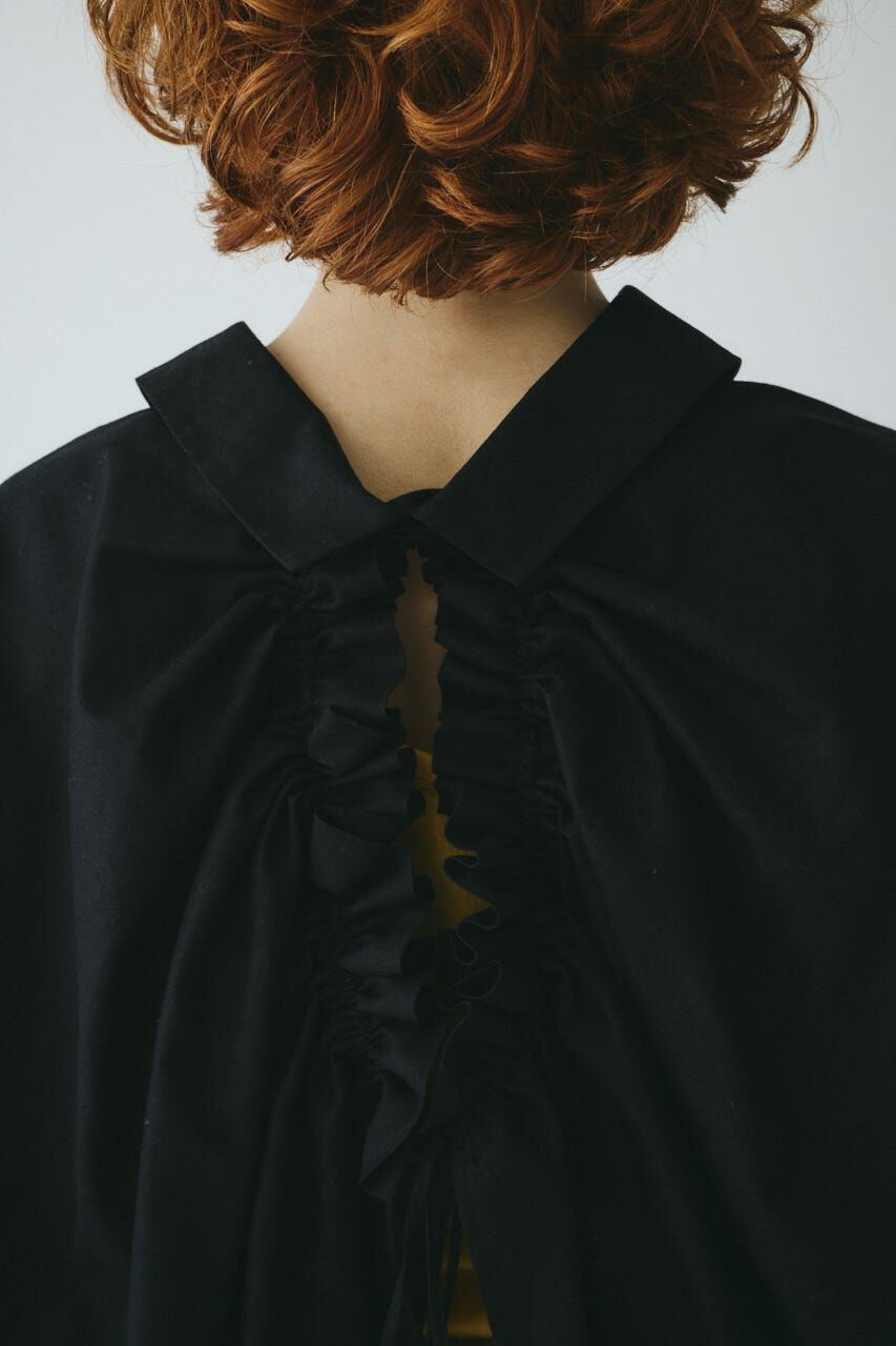 HeRIN.CYE「Back shirring shirt」|シャツ・ブラウス|