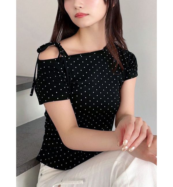RESEXXY「ワンショルTシャツ」|Tシャツ・カットソー|ブラック
