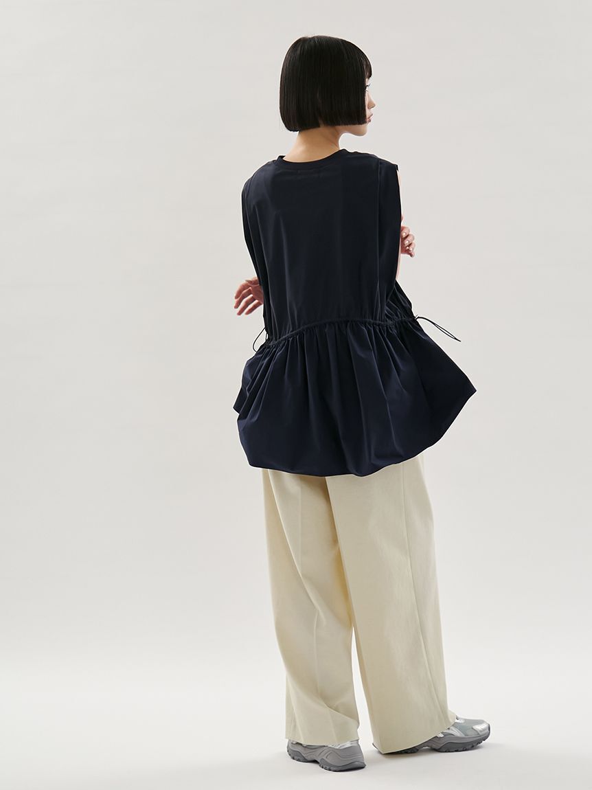 emmi atelier「2タックワイドパンツ【セットアップ対応】」|チノ|