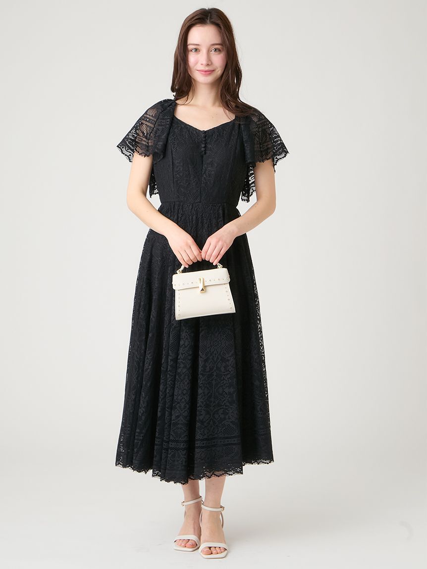 CELFORD「【接触冷感】サークルレースワンピース」|ワンピース|