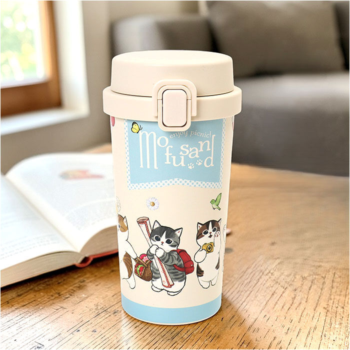 BACKYARD FAMILY「ステンレス ワンプッシュタンブラー 通販 保温 保冷 キャラクター 370ml 水筒 おしゃれ」|食器・キッチングッズ|