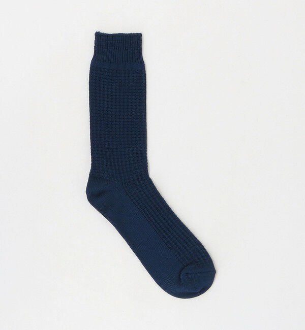 UNITED ARROWS「＜ROTOTO＞ワッフル クルーソックス」|ソックス|COBALT