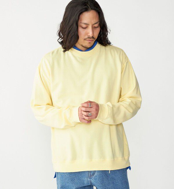 SHIPS「SHIPS: ソフト パイル コットン クルーネック スウェット」|Tシャツ・カットソー|