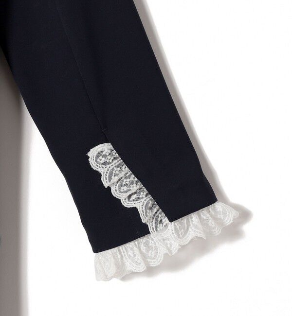 SHIPS for women「【SHIPS別注】troisiemeCHACO:〈手洗い可能〉フリル レース ワンピース（セレモニー対応可）」|ワンピース|