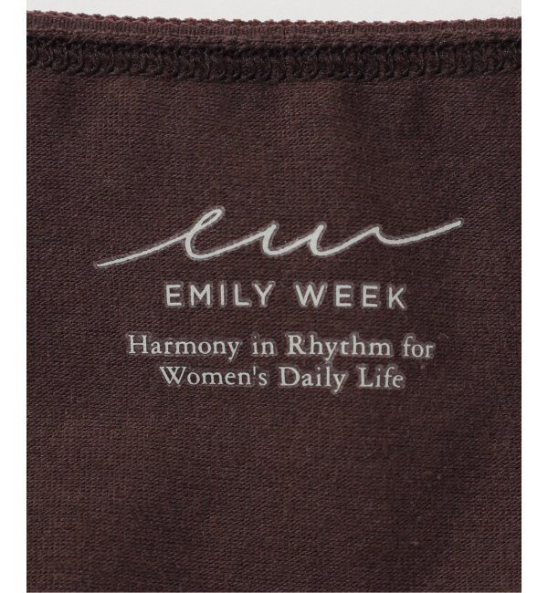 EMILYWEEK「【RESET】オーガニックコットン混 ショーツ（ブラウン、ミント）」|インナー|
