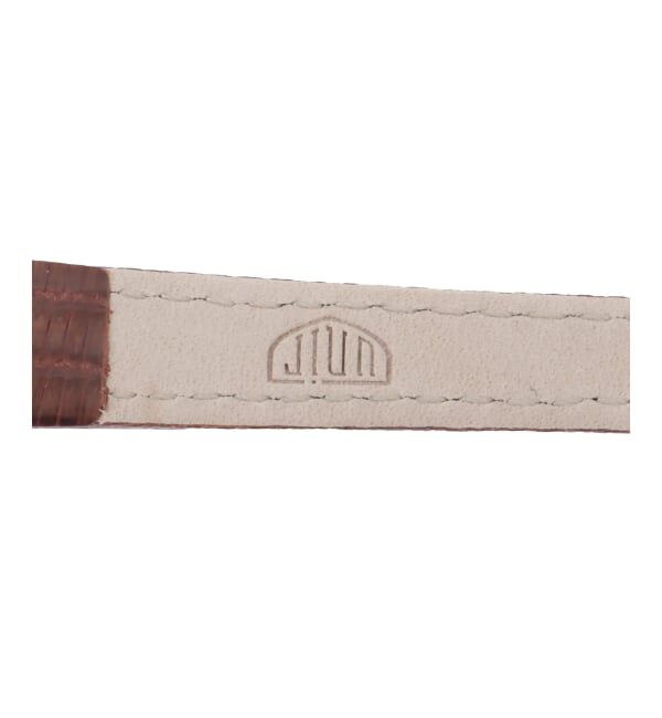 HIROB「lizard leather belt 10mm Brown」|その他|