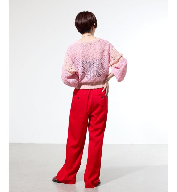 IENA「《一部カラー店舗限定》ライトツイルセミワイドパンツ」|その他|