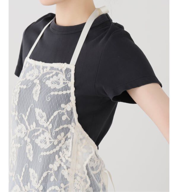IENA「《一部店舗限定》スカラレースエプロン」|ワンピース|
