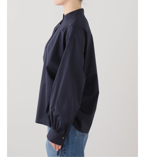 Spick and Span「サイドドロストスタンドカラーブラウス」|シャツ・ブラウス|
