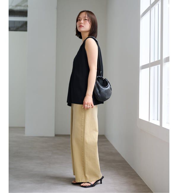 U by SPICK&SPAN「《接触冷感》ピンタックレースブラウス」|シャツ・ブラウス|