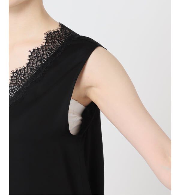 U by SPICK&SPAN「《接触冷感》ピンタックレースブラウス」|シャツ・ブラウス|