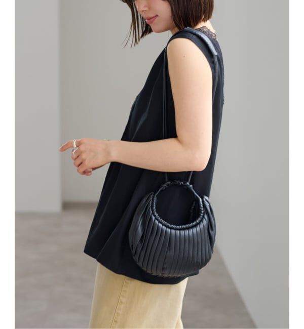 U by SPICK&SPAN「《接触冷感》ピンタックレースブラウス」|シャツ・ブラウス|
