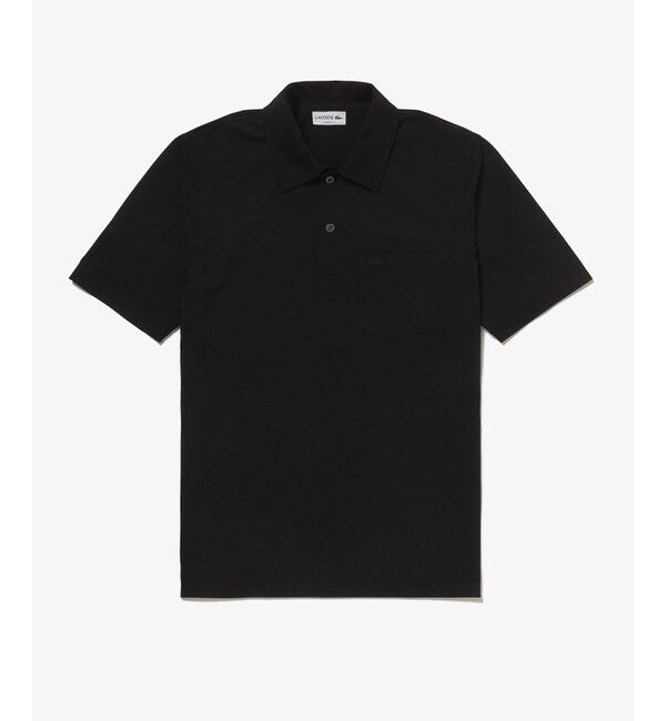 LACOSTE「速乾ストレッチシングルジャージポロシャツ」|ポロシャツ|