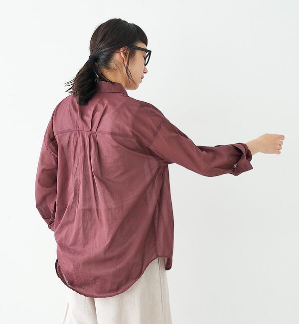collex「エアリーローンオーバーシャツ【予約】」|シャツ・ブラウス|