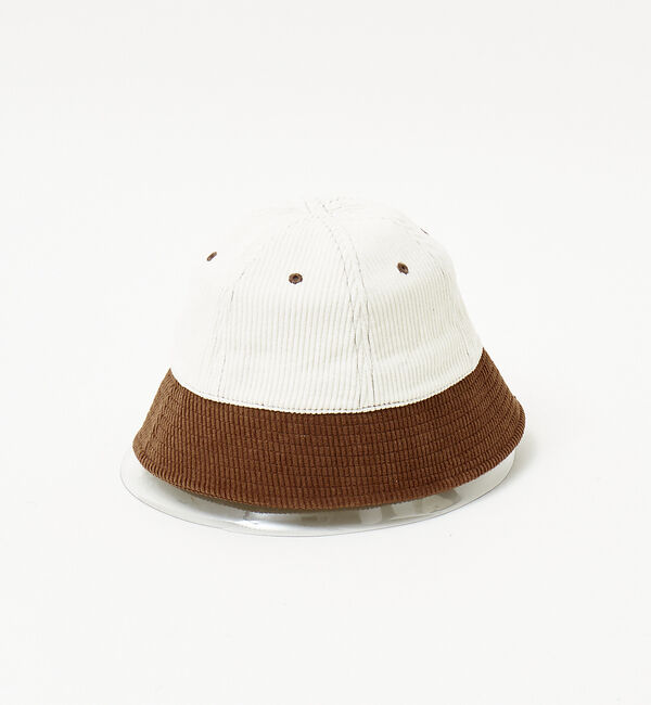 ABAHOUSE「＜BASIQUENTI＞【消臭＆抗菌】2トーン コーデュロイ クルーハット/メト」|その他|ブラウン