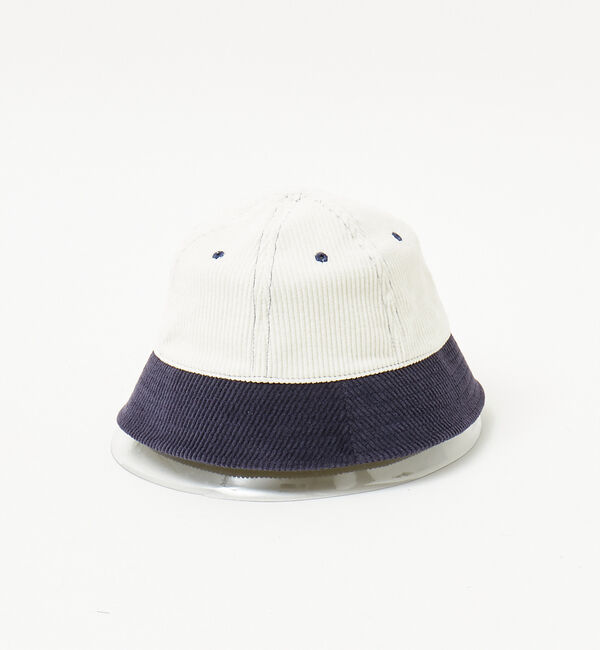 ABAHOUSE「＜BASIQUENTI＞【消臭＆抗菌】2トーン コーデュロイ クルーハット/メト」|その他|ネイビー