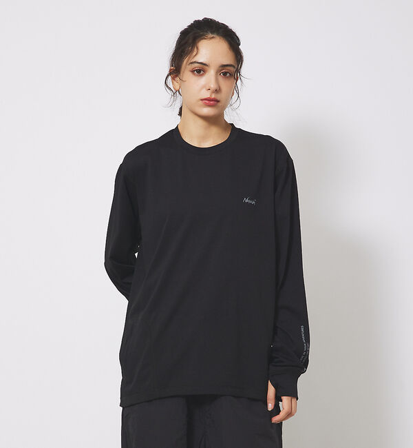 ABAHOUSE「【NANGA/ナンガ】Air Flex RASH GUARD/ラッシュガード/ロ」|Tシャツ・カットソー|ブラック